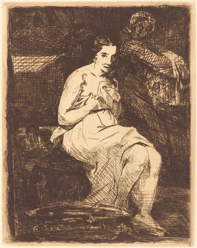 The Toilette by Édouard Manet