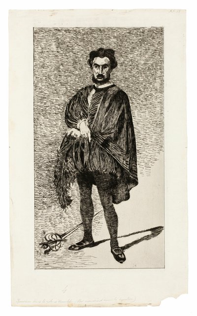 The Tragic Actor (Rouvière in the Role of Hamlet) by Édouard Manet