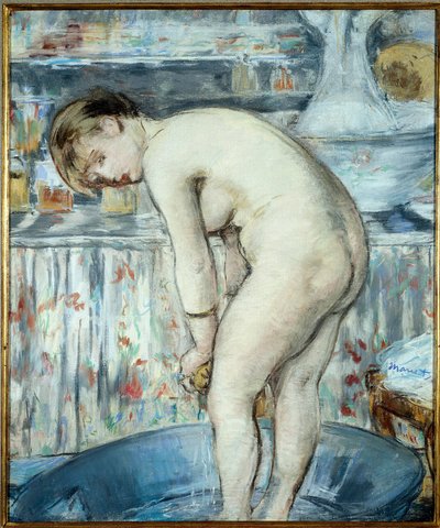The Tub or Woman in a Tub by Édouard Manet