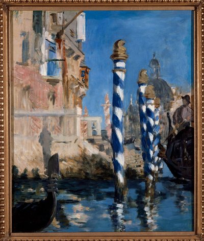 View of the Grand Canal of Venice (also called Blue Venice) by Édouard Manet