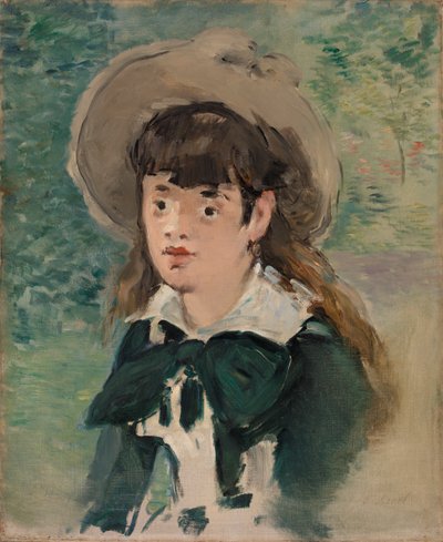 Young Girl on a Bench by Édouard Manet