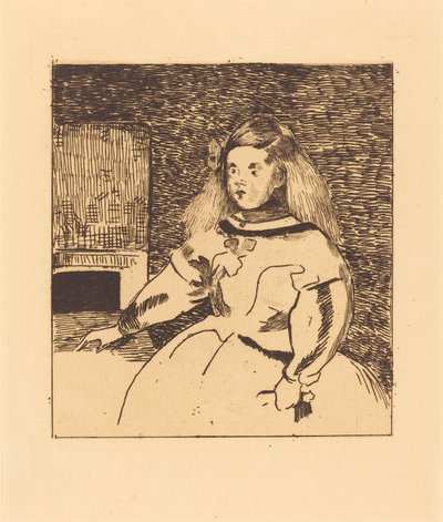 The Infanta Marguerita by Edouard Manet after Diego Velázquez