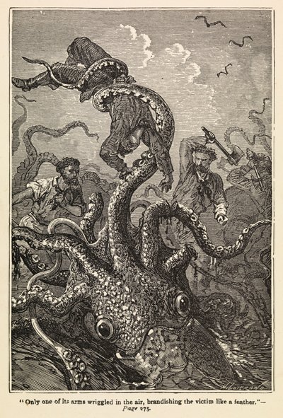 Twenty Thousand Leagues Under the Sea by Edouard & Neuville Alphonse Marie Adolphe de (1835 85) Riou