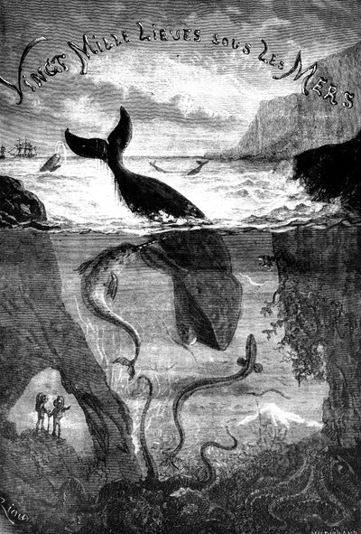 Frontispiece for Jules Verne