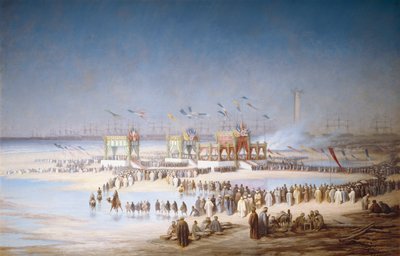 Inauguration Ceremony of the Suez Canal at Port-Said, 17 November, 1869 by Edouard Riou