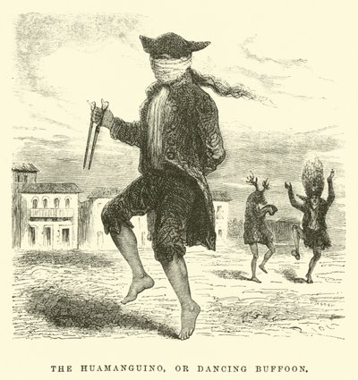 The Huamanguino, or Dancing Buffoon by Edouard Riou