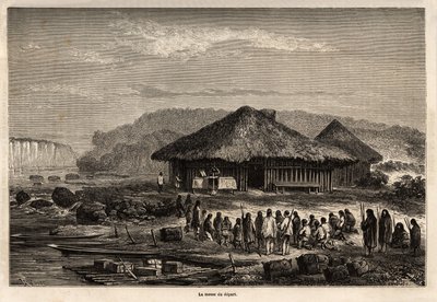 The Mass of the Departure in Echarati by Edouard Riou