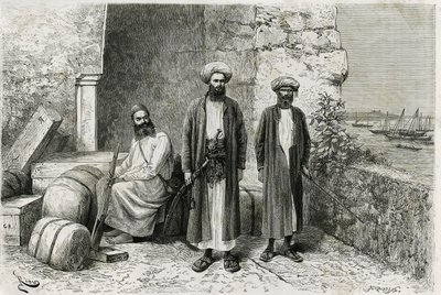 Travelers in Roadstand: Julian Teissere, Who is Behind the Explorer, George Revoil by Edouard Riou