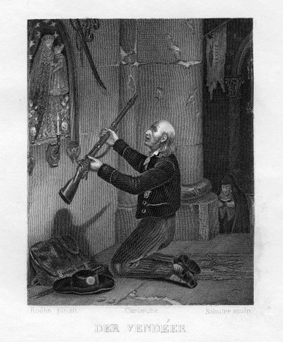Vendee rebel, French Revolution, 1793 c1833 by Edouard Schuler