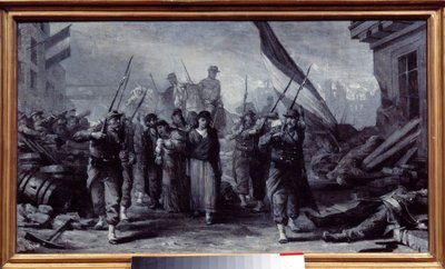 Siege of Paris: Arrest of the Communards by Edouard Toudouze