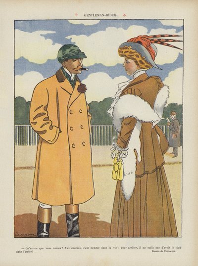 Illustration for Le Rire by Edouard Touraine