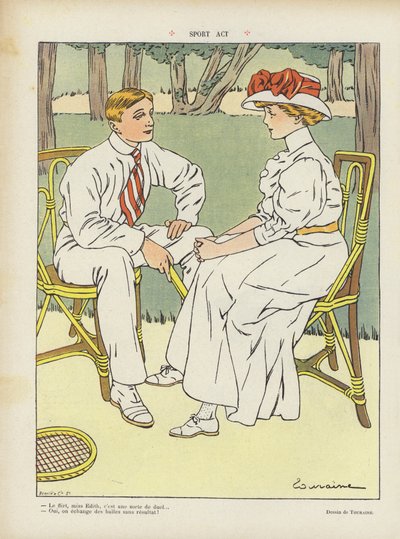 Illustration for Le Rire by Edouard Touraine