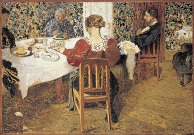 A Table (Le Dejeuner) by Edouard Vuillard