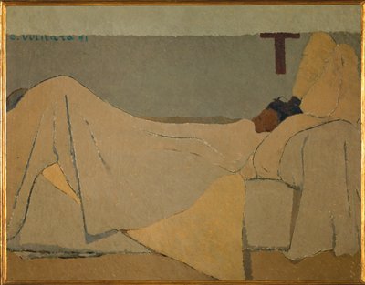 In Bed by Edouard Vuillard