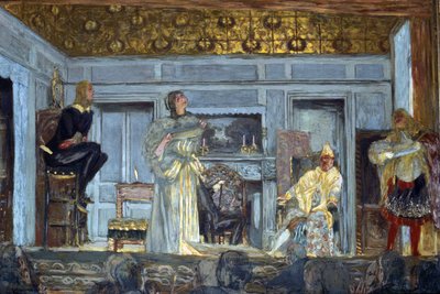 Decors of the imaginary sick by Moliere by Edouard Vuillard