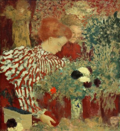 Woman in Striped Dress by Edouard Vuillard