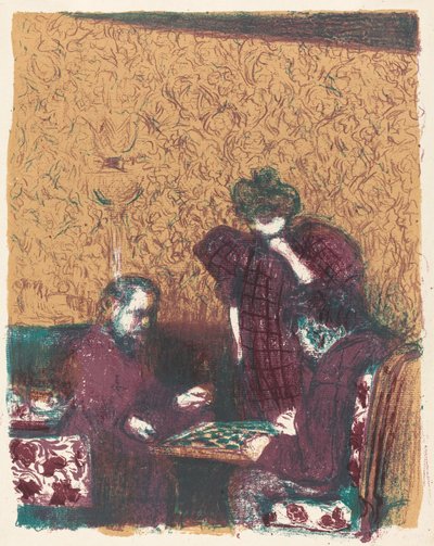 Game of Checkers La partie de dames by Edouard Vuillard