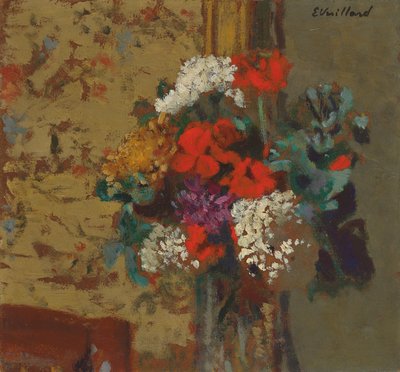 Geraniums and Guelder Roses, c.1910 by Edouard Vuillard