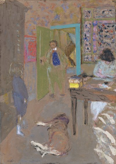Interior at Saint-Jacut by Edouard Vuillard