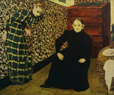 Interior, Mother and Sister of the Artist by Edouard Vuillard