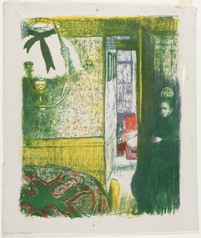 Interior with a Hanging Lamp by Edouard Vuillard
