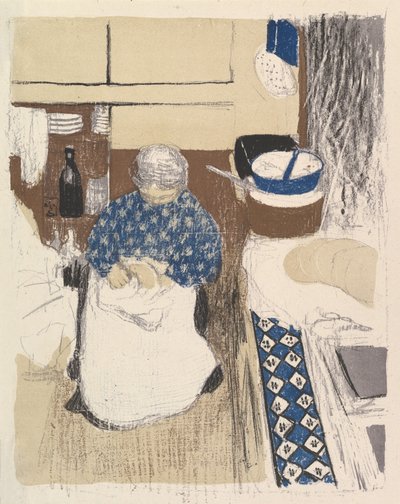 The Cook, from the series Landscapes and Interiors by Edouard Vuillard