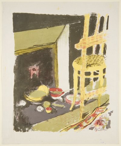 Landscapes and Interiors: The Hearth by Edouard Vuillard