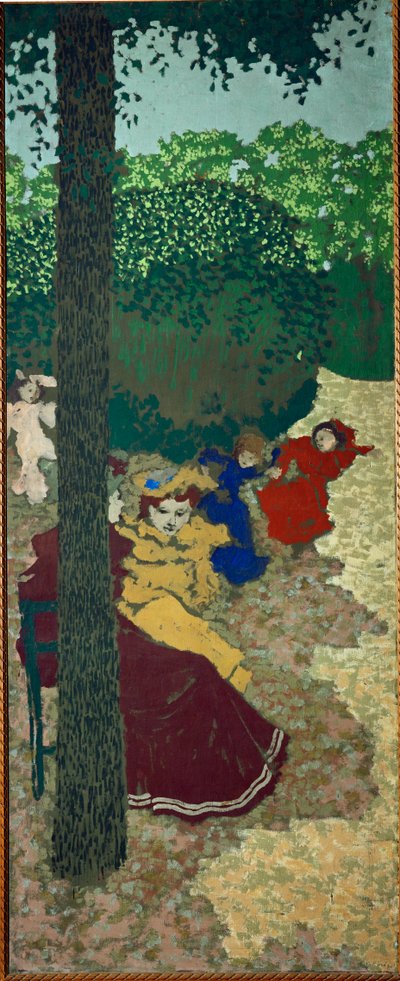 Little Girls Playing; from Vuillard
