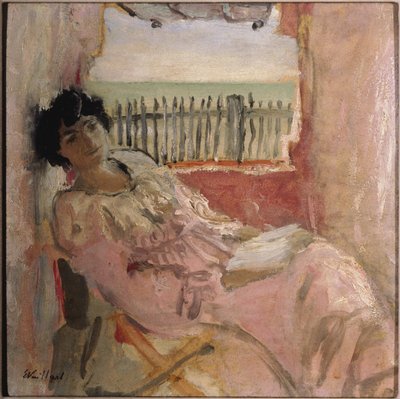 Lucy Hessel at the Seashore by Edouard Vuillard