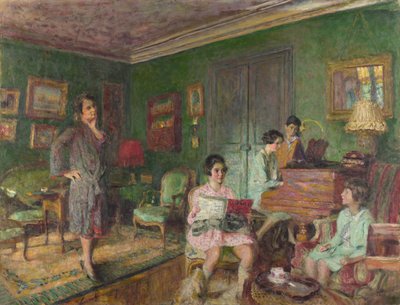 Madame André Wormser and Her Children by Edouard Vuillard