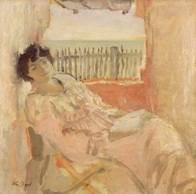 Madame Hessel at the Seashore by Edouard Vuillard