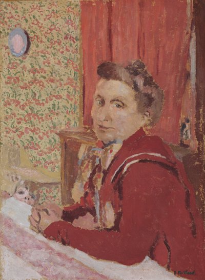 Madame Roussel in Reddish-brown Bathrobe, 1901 by Edouard Vuillard