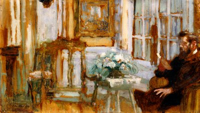 Monsieur Arthur Fontaine in his Living Room by Edouard Vuillard