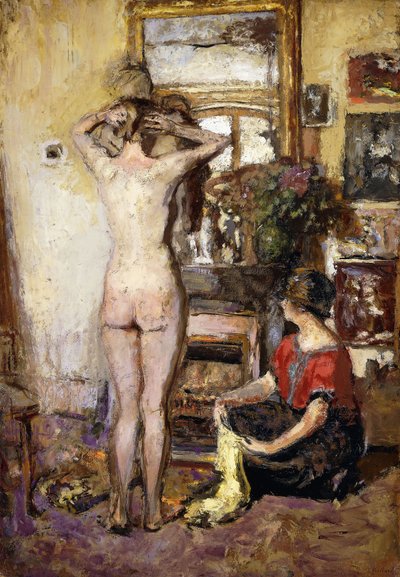 Nude in an Interior by Edouard Vuillard