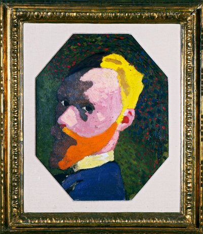 Octagonal Self Portrait by Edouard Vuillard