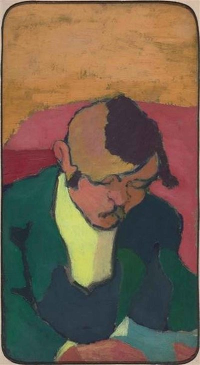 Portrait of Ker-Xavier Roussel by Edouard Vuillard