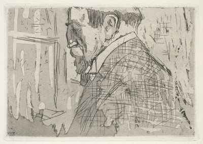 Portrait of Theo van Rysselberghe by Edouard Vuillard
