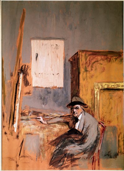 Portrait of the Painter Jean Louis Forain in His Studio by Edouard Vuillard
