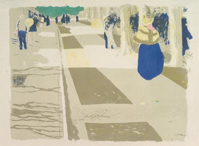 The Avenue, from the Series Landscapes and Interiors by Edouard Vuillard
