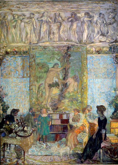 The Library by Edouard Vuillard