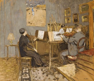 The Morning Concert, Place Vintimille, 1937-1938 by Edouard Vuillard