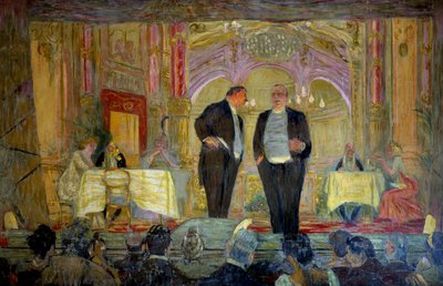 The Little Cafe, 20th Century. Paris, Comedy of the Champs Elysees by Edouard Vuillard