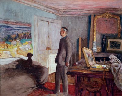 The Painter Pierre Bonnard at Home by Edouard Vuillard