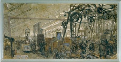 Armament Factory in Lyon: The Forge by Edouard Vuillard