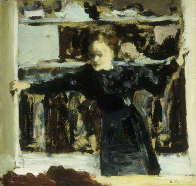 Woman Opening a Window by Edouard Vuillard