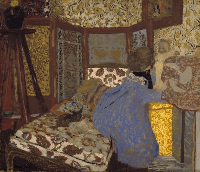 Woman in Blue with a Child, c.1899 by Edouard Vuillard