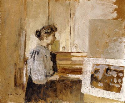Woman in a Studio by Edouard Vuillard