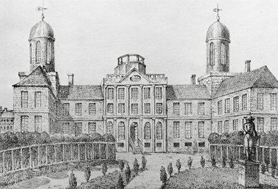 Hospital in Philadelphia, United States of America, Lithography by Edouard de Montule by Edouard de Montule