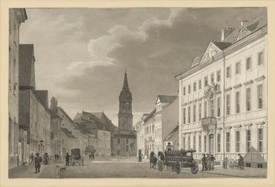 Klosterstraße with the Parochial Church in Berlin by Eduard Gaertner