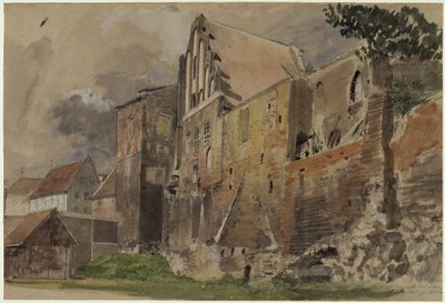 Ruins of the Old Manor House in Thorn by Eduard Gaertner